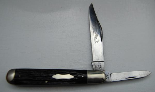 Landers, Frary and Clark Perfected Stag Pocket Knife (394)