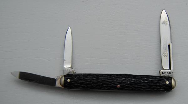 Landers, Frary and Clark Perfected Stag Pocket Knife (410)