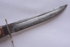 R.J. RICHTER SOLINGEN GERMANY bone handle vintage fixed blade knife; original sheath