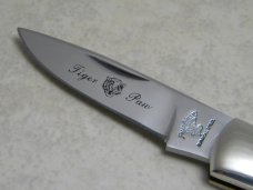 Frost Cutlery Japan Second Cut Stag "Tiger Paw" Lockback Knife in Box