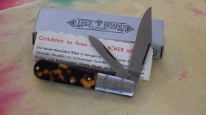 Boker Barlow 493 Im. Tortoise Shell New in box