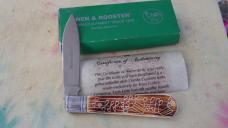 Hen & Rooster Large Barlow Comb's Custom Laser Etched Deer Stag 