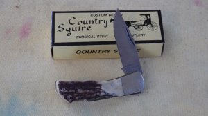 Taylor Cutlery Elk Horn Country Squire made in 1980