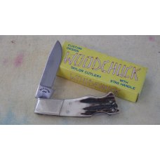 Taylor Cutlery Elk Horn Wood Chuck made in 1980