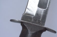 VINTAGE U.S.A. CAMILLUS NY USMC COMBAT FIXED BLADE KNIFE WITH SHEATH