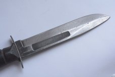 VINTAGE U.S.A. CAMILLUS NY USMC COMBAT FIXED BLADE KNIFE WITH SHEATH