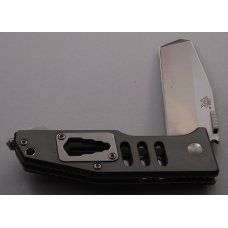Sanrenmu 7046LTX - LK - T3 Pocket Knife with Tanto Blade / Liner Lock – Black/Grey (764)