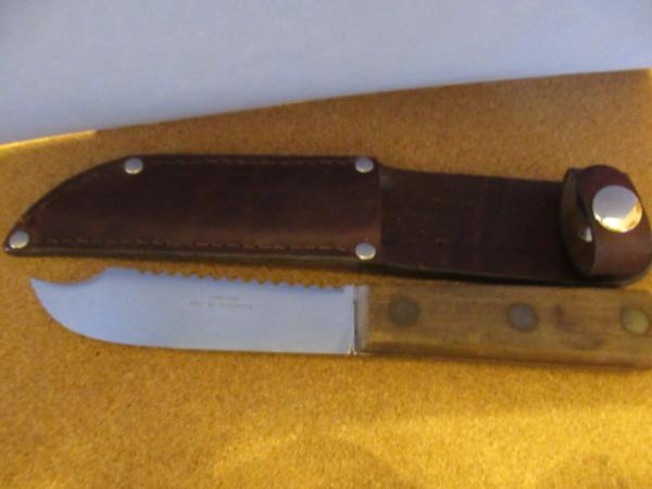 Case XX Walnut Handle Fish Knife Pattern # 5700 CHR Case XX Walnut Handle Fish Knife Pattern # 5700 CHR