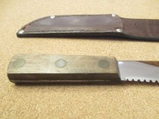 Case XX  Walnut Handle Fish Knife Pattern # 5700 CHR