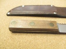 Case XX  Walnut Handle Fish Knife Pattern # 5700 CHR