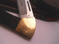 Case Knife UMWoA Serial Number 001 Lockback Mako Black Gold 
