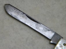 Robeson Shuredge USA Genuine Mother of Pearl 722376 Letter Opener Knife with Folding Spay Blade