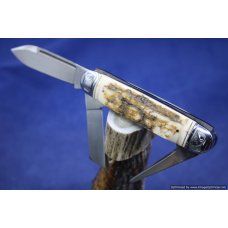 Tuna Valley Cutlery Mammoth Bark Ivory Cattleman 538