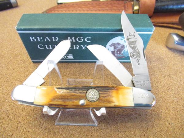 Bear Cutlery Stag Stockman ,  1993  NKCA Club Knife 