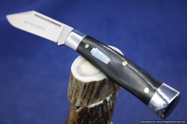 Schatt & Morgan Cutlery #40 Gunstock, Factory Sample 1 of 2.   #1485
