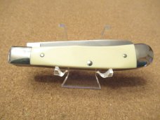 Schrade Cutlery USA Scrimshaw Trapper Model 296Y Serial # 0174