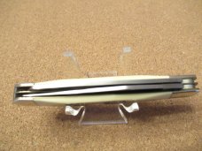 Schrade Cutlery USA Scrimshaw Trapper Model 296Y Serial # 0174