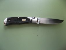 SCHATT & MORGAN #3 EXPRESS AUTO BLUE IVORY BONE DROP POINT 
