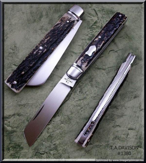 Todd Davison Traditional Stag Folder.   #1380