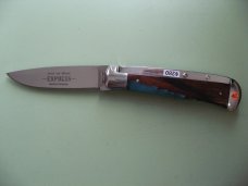SCHATT & MORGAN #3 EXPRESS AUTO LIGHT BLUE SHOCKWOOD DROP POINT 