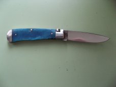 SCHATT & MORGAN #3 EXPRESS AUTO LIGHT BLUE SHOCKWOOD DROP POINT 