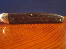  Grohmann R360S Slimline Pocket Knife in Rosewood with Nickle Silver bolsters NIB