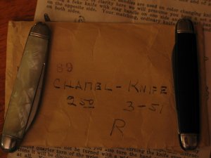vintage trick knives with instructions