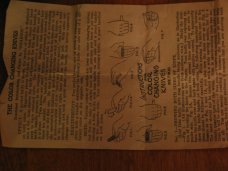 vintage trick knives with instructions
