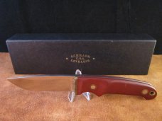 *Schrade - Loveless Drop Point Hunter model RL-2 with Burgundy Delrin handles