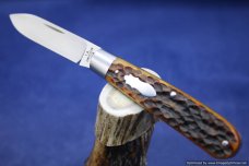 Todd Davison Custom Brown Jig Bone Folder.  #1579