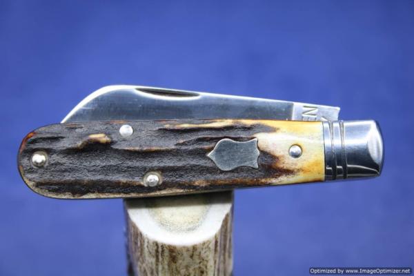 Queen City Cutlery #69 Sambar Stag Barlow.  1 of 15 Issued.   #629