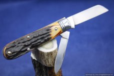 Queen City Cutlery #69 Sambar Stag Barlow.  1 of 15 Issued.   #629