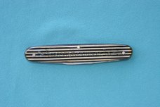 Near Mint etched Utica Office knife, Utica Cutlery factory knives, Robert's Hardware 