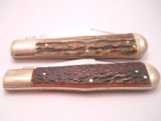 Battle Axe German Shouse & Hardin Hatfield & McCoy Knife Set 1980's 