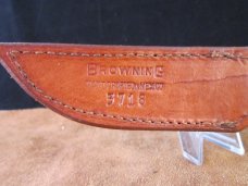 SOLD Browning Sportsman Series # 3718 Drop Point Hunting Knife - Ichiro Hattori Mfg. 0319
