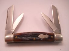 Rigid / Canal Street Bone Stag Congress Knife 