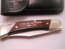 Schrade Uncle Henry USA Lockback Knife LB7  U.S. Navy Lmtd. Edition Sheath 