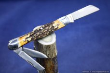 Tuna Valley Cutlery Burnt Stag Carpenter Whittler. #559