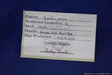 Tuna Valley Cutlery Burnt Stag Carpenter Whittler. #559