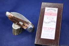 Schatt & Morgan #43 Jumbo Half Whittler Red Elk 1/150. #572
