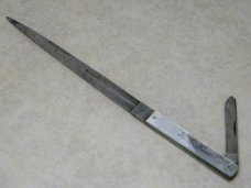 Robeson Shuredge USA Genuine Mother of Pearl Letter Opener and Knife c1950s