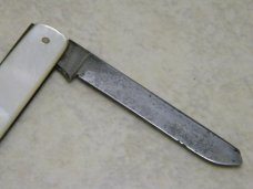 Robeson Shuredge USA Genuine Mother of Pearl Letter Opener and Knife c.1950's