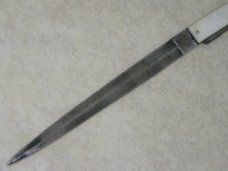 Robeson Shuredge USA Genuine Mother of Pearl Letter Opener and Knife c.1950's