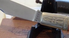 Russell   One Hundred Year Anniversary 2 Blade Barlow In wooden Presentation Box Serial Number 465