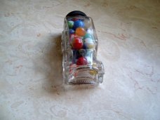 MARBLES AND GLASS CAR  (BEEN ON MY DESK YEARS)