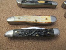 1992 Case XX Peanut  Collection 6 Knife Set in Walnut Display