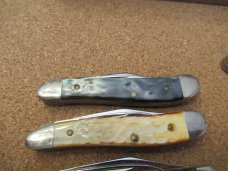 1992 Case XX Peanut  Collection 6 Knife Set in Walnut Display