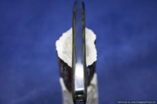 Todd Davison Green Canvas Micarta Folder #1629