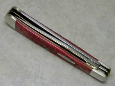 Case XX USA 1995 Dark Red Bone DR6254 SS "Sweetwater Rifle & Pistol Club" Trapper Knife in Box