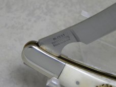 Parker & Son Chattanooga, TN Made in Japan Bone Stag M-1501 Razor Trapper Knife